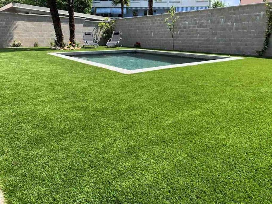 Miranda, Modern Duplex, Garden, Swimming Pool, Parking Leilighet Losone Eksteriør bilde