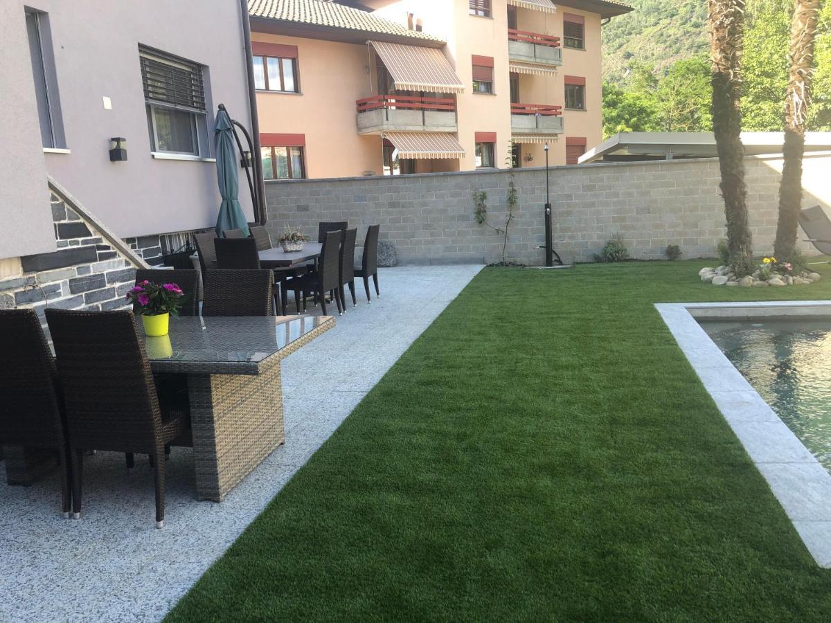 Miranda, Modern Duplex, Garden, Swimming Pool, Parking Leilighet Losone Eksteriør bilde
