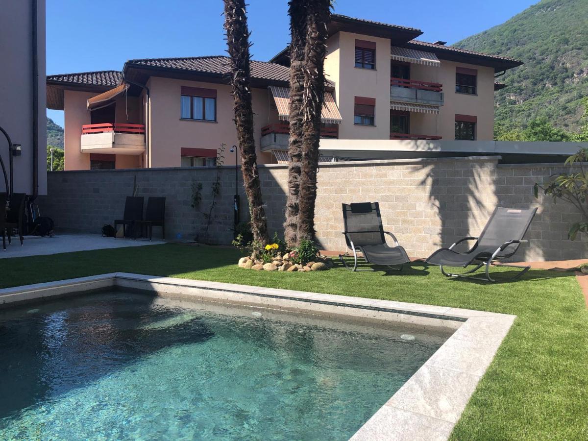Miranda, Modern Duplex, Garden, Swimming Pool, Parking Leilighet Losone Eksteriør bilde