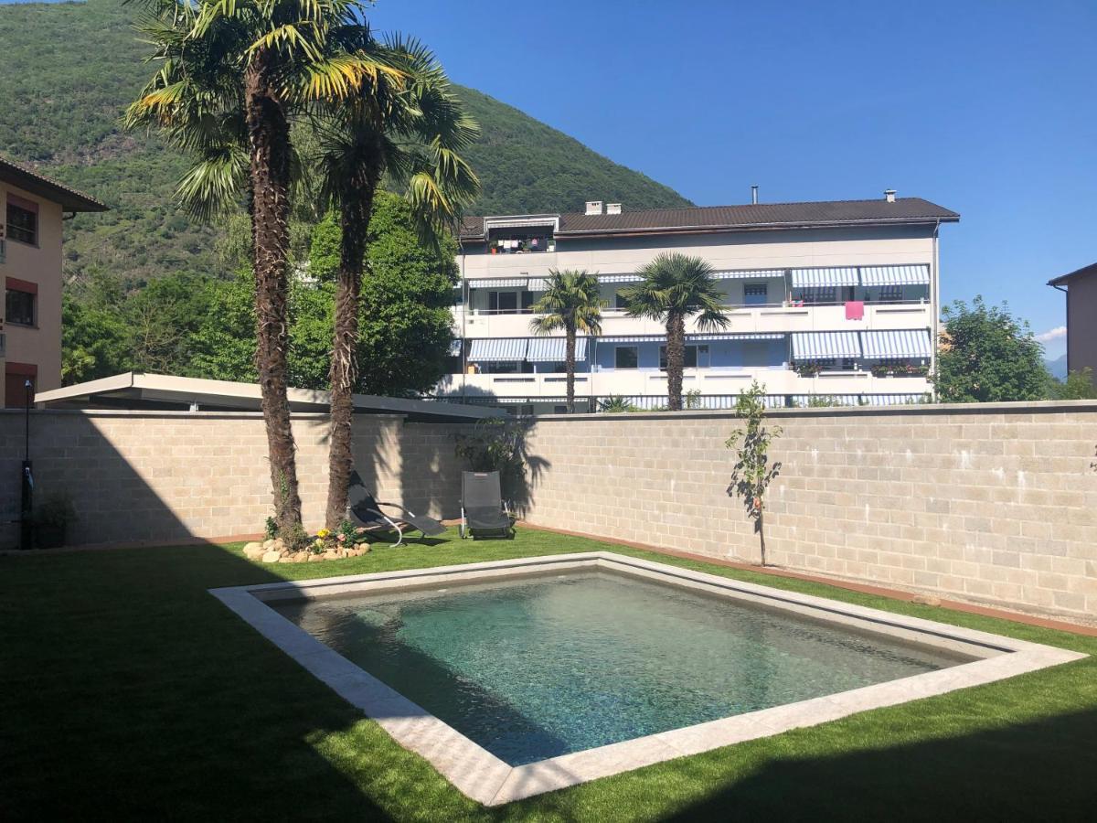 Miranda, Modern Duplex, Garden, Swimming Pool, Parking Leilighet Losone Eksteriør bilde